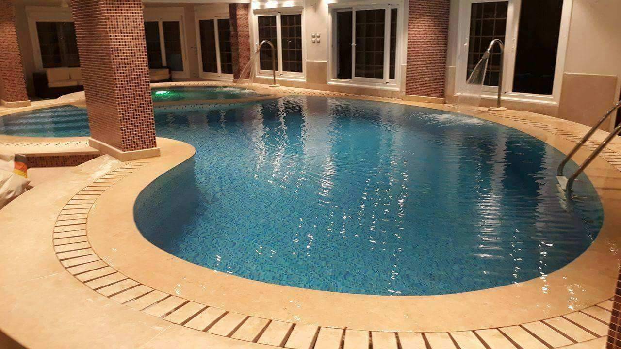 Swimming pool Villa special Overflo west Golf New Cairo